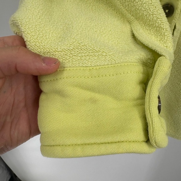 Free People revolve Ruby Shacket Luminary layering boho lime oversized size xs - Picture 5 of 16